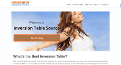 Desktop Screenshot of inversiontablesource.com