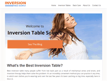 Tablet Screenshot of inversiontablesource.com